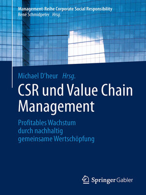 cover image of CSR und Value Chain Management